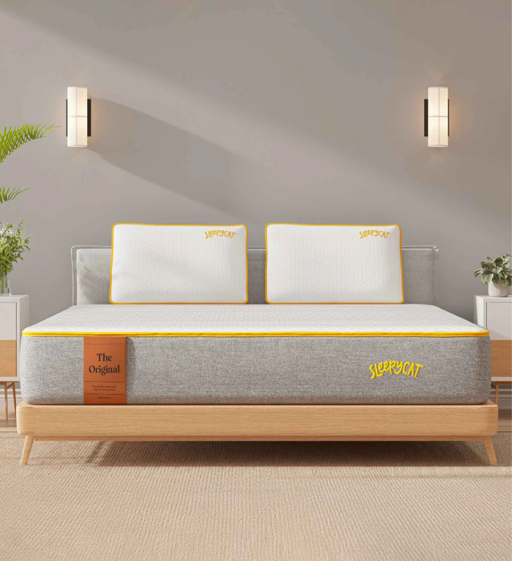 Original Ortho Mattress with AirGen Memory Foam Upgrade 6 Inch King Size Mattress With Softtouch Bamboo Zipper Cover