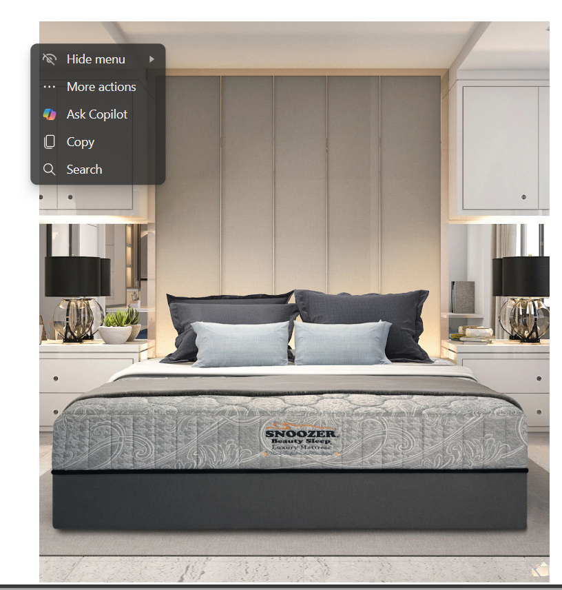 Original Beauty Sleep 8 Inch Pocketed Spring King Size Mattress